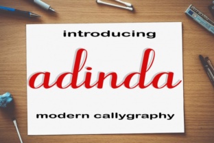 Adinda: A Handwritten Font for Impactful Campaigns