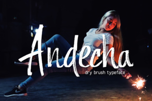 Andecha: A Hand Brushed Font for Impact