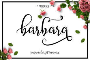 Barbara Script Font for Web Design