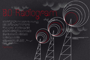 BD Radiogram: A Thin Lined Font for Modern Campaigns