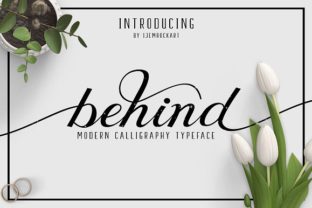 Behind: A Handmade Calligraphy Font
