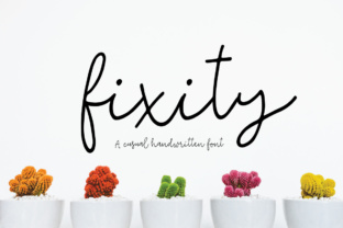 Fixity Font for Creative Makers