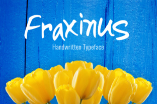 Fraxinus Font for Creative Makers