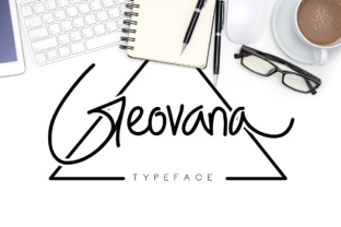 Geovana Signature Typeface for Modern Branding