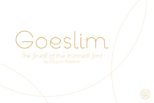 Goeslim Font Review: Elegant Serif for Handmade Brands