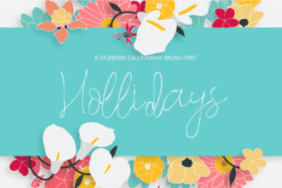Hollidays: A Thin Script Font for Handmade Brands