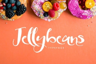 Jellybeans Font: Handcrafted Elegance