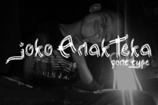 Jokoanakteka: A Rough Brush Font for Editorial Design