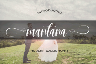 Mantana: A Handmade Font for Creative Campaigns
