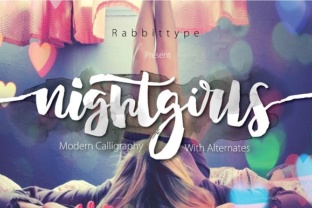Nightgirls Font Review