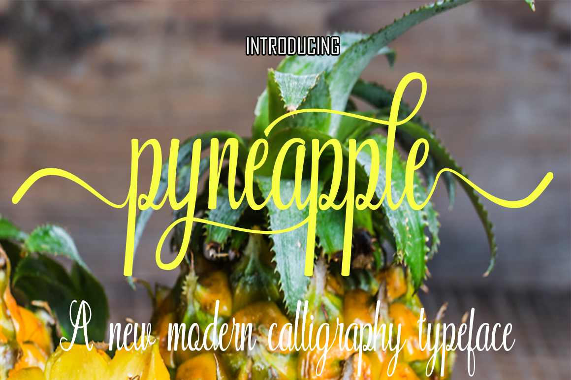 Pyneapple: The Perfect Script Font for Handmade Brands