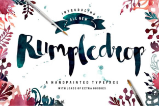 Rumpledrop Font for Web Design