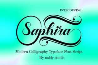 Saphira: A Modern Calligraphy Font