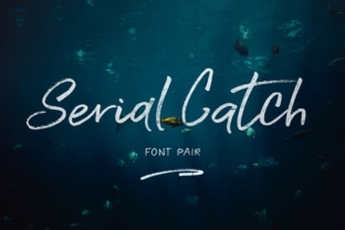 Serial Catch Font for Handmade Creations