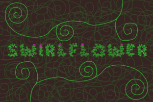 Swirlflower Font for Creative Makers