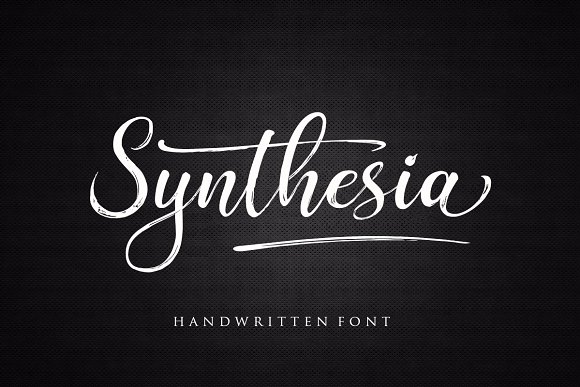 Synthesia: A Handwritten Font for Editorial Elegance