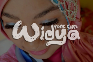 Widya: A Bold Brush Font for Creative Branding